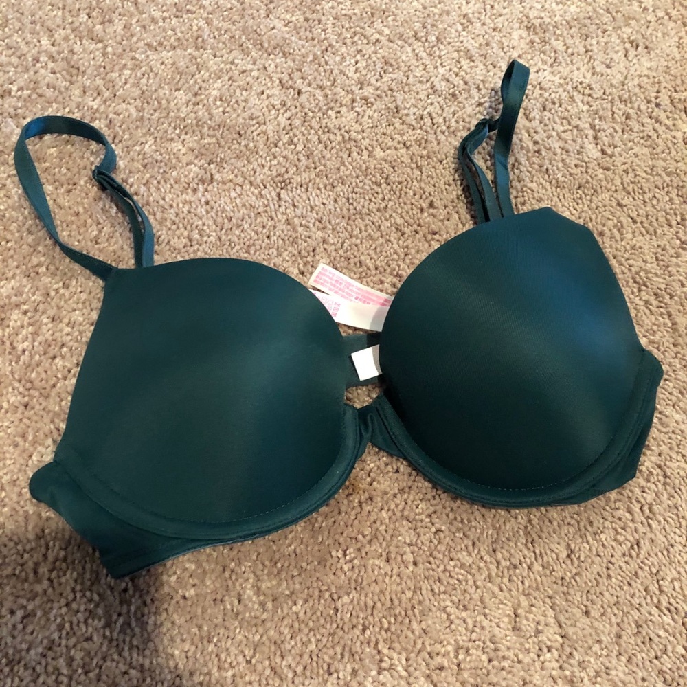 Pink push up bra